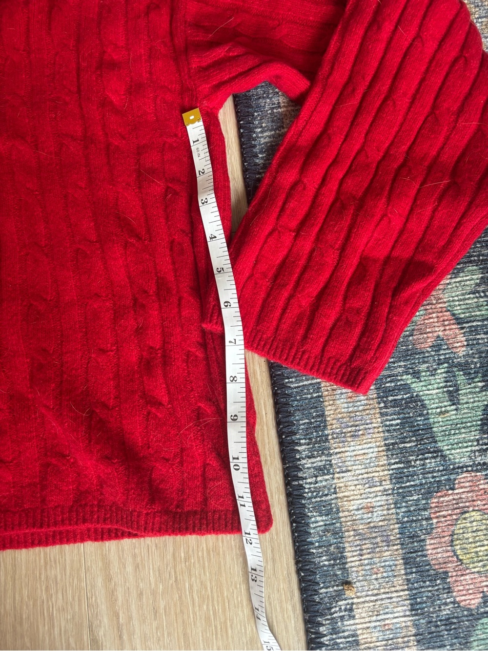Gap Red Cable-Knit Crewneck Sweater - Picture 8 of 8